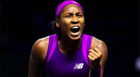 Gauff advances at Finals with rare win over Swiatek