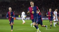 Barcelona 3-0 Brest: Lewandowski scores 100th Champions League goal