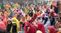 Garment workers block Dhaka-Mymensingh highway over unpaid wages 