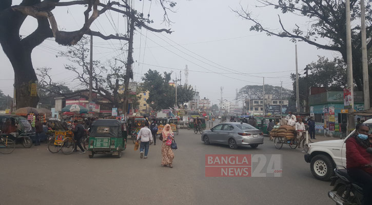 সিরাজগঞ্জে দিনভর মেঘাচ্ছন্ন আকাশ