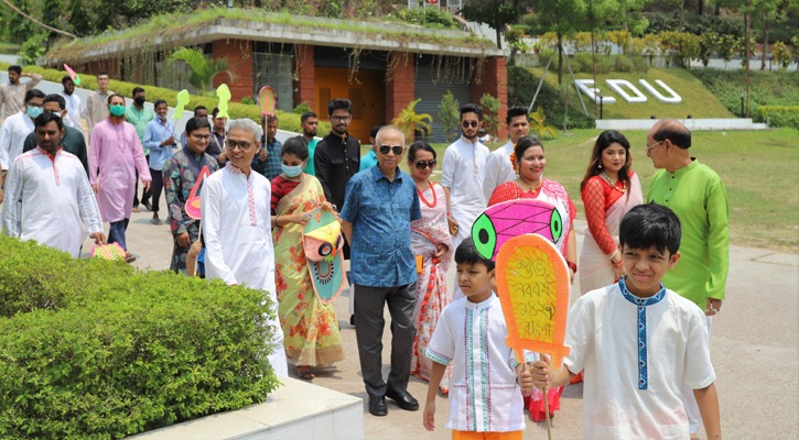 ইস্ট ডেল্টা ইউনিভার্সিটিতে বর্ষবরণে বর্ণিল আয়োজন