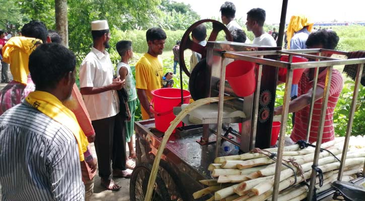 আখের রস-শরবত বিক্রির হিড়িক