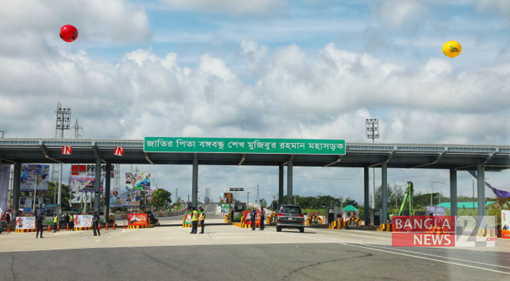 বঙ্গবন্ধু এক্সপ্রেসওয়েতে মোটরসাইকেলের টোল ৩০ টাকা, সর্বোচ্চ ১৬৯০