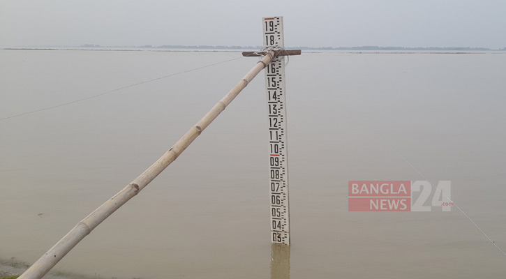 সিরাজগঞ্জে আবারও বাড়ছে যমুনার পানি