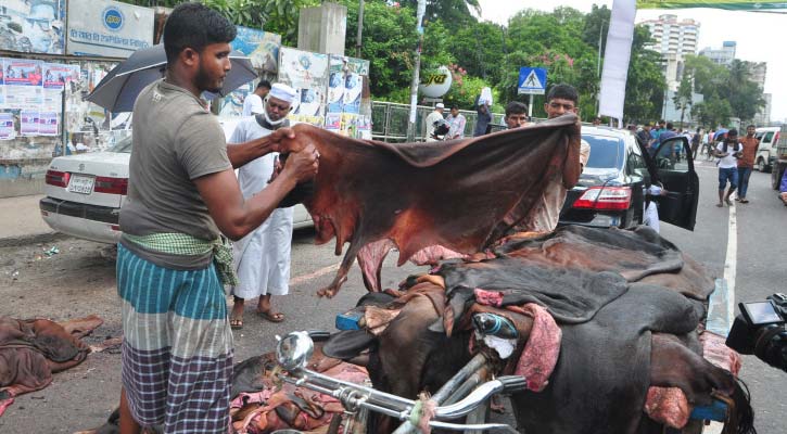 সাইন্সল্যাবে জমে উঠেছে চামড়া কেনাবেচা