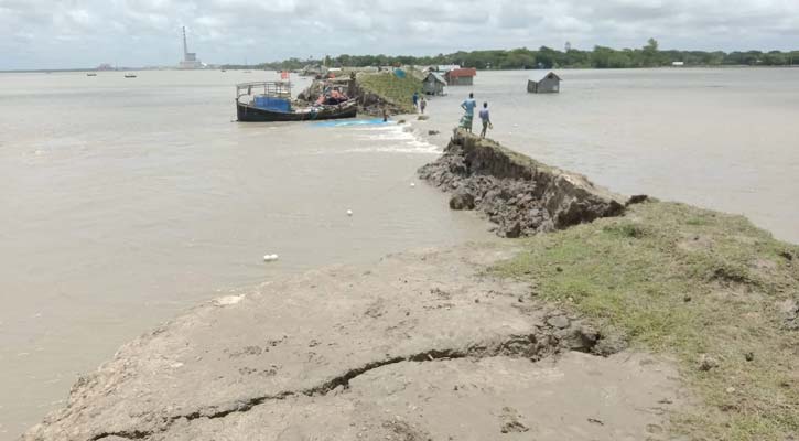 বরগুনায় নদ-নদীর পানি বিপৎসীমার ৫ সেন্টিমিটার উপরে