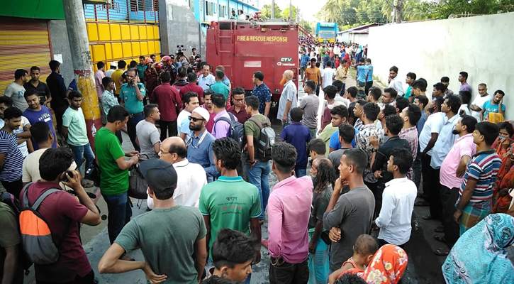 বরিশাল বি‌সি‌কে জুতা কারখানার আগুন নাশকতা হ‌তে পা‌রে