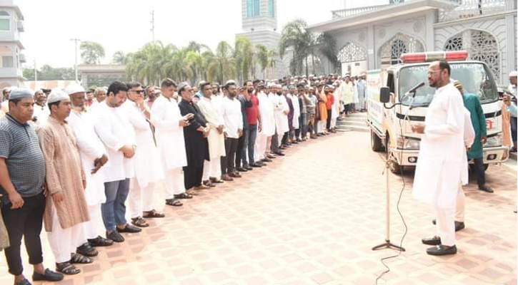 নারায়ণগঞ্জে নিহত যুবদল নেতা মাহবুবের জানাজা অনুষ্ঠিত