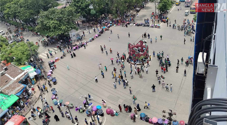 বাংলা ব্লকেড: পল্টন ও জিরো পয়েন্ট বন্ধ, তীব্র যানজট