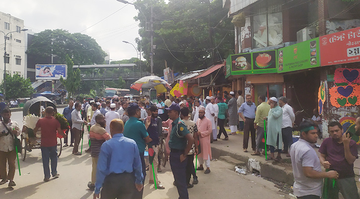 শাহবাগে ভোর থেকে জামায়াত-শিবিরের অবস্থান