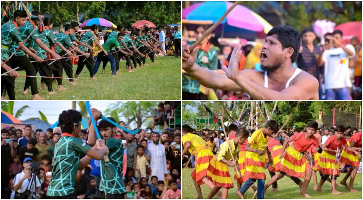 মাগুরায় অনুষ্ঠিত হলো ১০৪তম লাঠি খেলা ও গ্রামীনমেলা