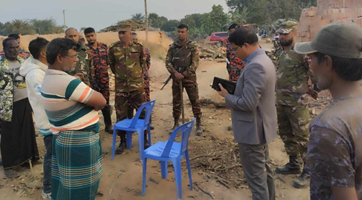 নাটোরে বিএসবি ইটভাটাকে ৩ লাখ টাকা জরিমানা, কার্যক্রম বন্ধ